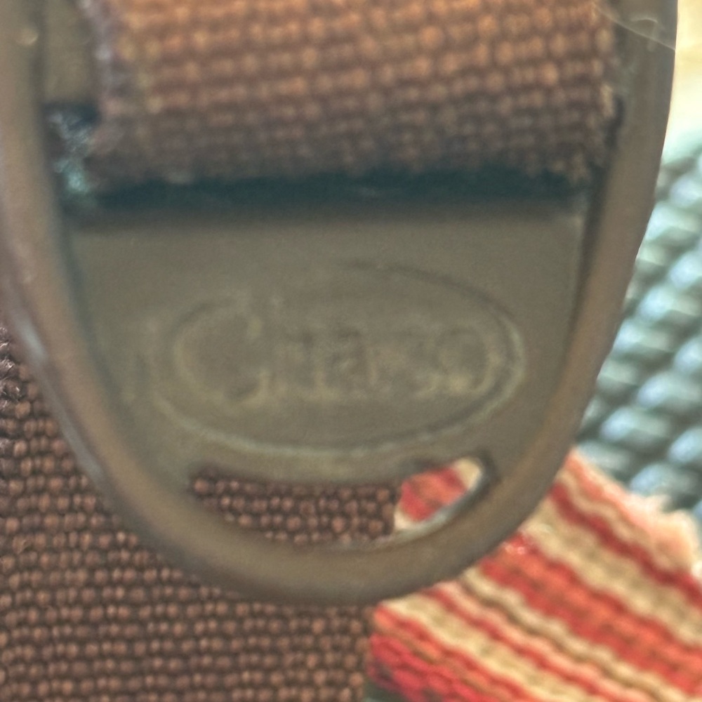 Women's Chaco's‎ Z/2 classic sandals in size 7 red with brown sole - Picture 7 of 8